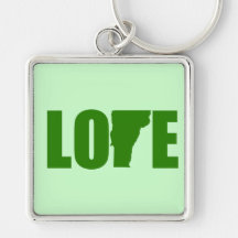 Vermont Love Keychain