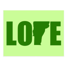 Vermont Love Postcard