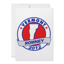 Vermont Mitt Romney Custom Announcement