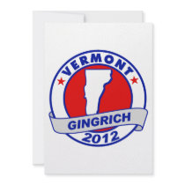 Vermont Newt Gingrich Invitation
