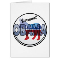 Vermont Obama Democrat Design Cards