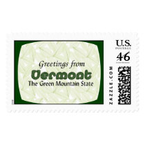 Vermont postage by dndartstudio Vermont postage