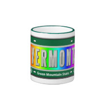 Vermont Rainbow State Mugs