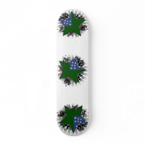 Vermont Republic Star Custom Skateboard