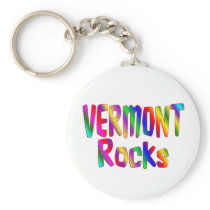 Vermont Rocks Keychain