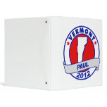 Vermont Ron Paul Vinyl Binders
