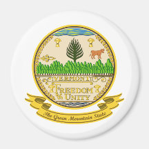 Vermont Seal Refrigerator Magnet