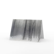 Vermont Snowy Woods holiday card