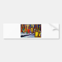 Vermont Spring J by Piliero Bumper Stickers