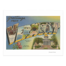 Vermont (State Capital/Flower) - Post Cards