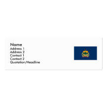 Vermont State Flag Business Card Template