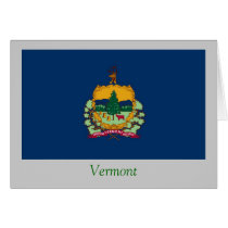 Vermont State Flag Greeting Cards