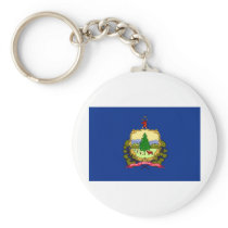 Vermont State Flag Keychain