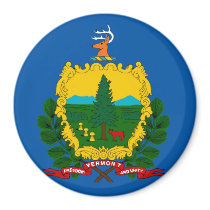 Vermont State Flag Magnet by deesbasenjis Vermont State Flag Magnet