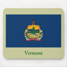 Vermont State Flag Mouse Pad