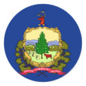 Vermont State Flag stickers
