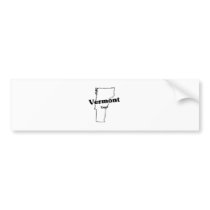 Vermont State Slogan bumper stickers by republicofstates Vermont State Slogan bumper stickers