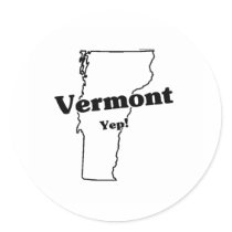 Vermont State Slogan stickers by republicofstates Vermont State Slogan stickers