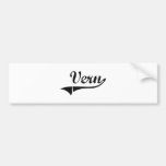 Vern Classic Style Name Bumper Sticker