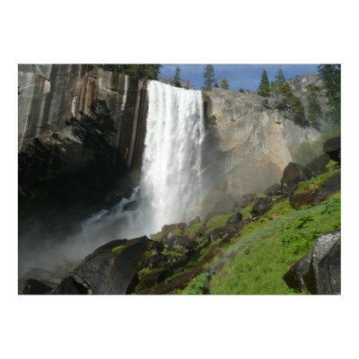 Vernal Falls I Print by mlewallpapers