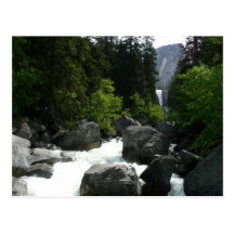 Vernal Falls in the Distance Postcard