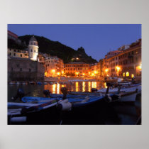 Vernazza at Night Posters