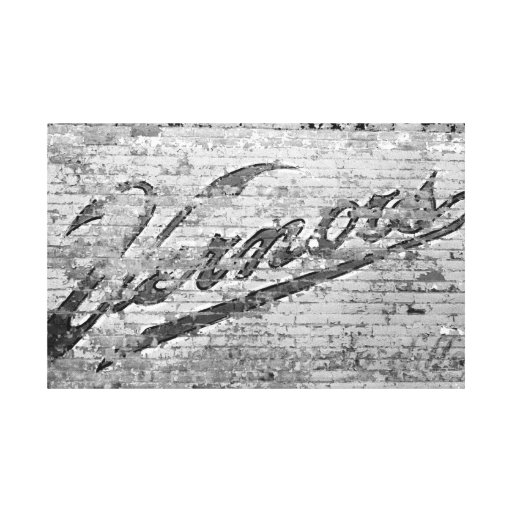 Vernors Wall Ann Arbor Michigan Gallery Wrapped Canvas