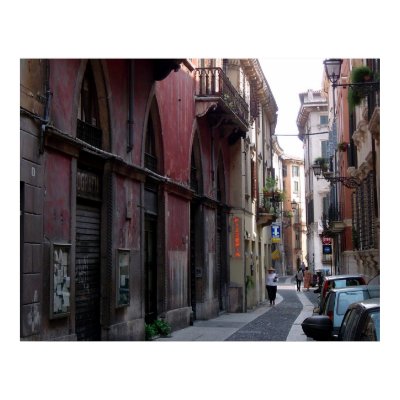 Verona, Italy Street Scene Poster by blueangelbaby