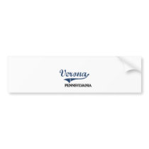 Verona Pennsylvania City Classic Bumper Stickers