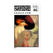 Veronica Cat and Chandelier - Custom Stamps