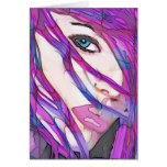 Veronica stained-glass (card)