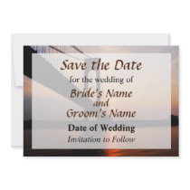 Verrazano Bridge at Dawn Save the Date invitations