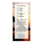Verrazano Bridge at Dawn Wedding Program Rack Card Design