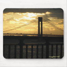 Verrazano bridge New York City mousepad