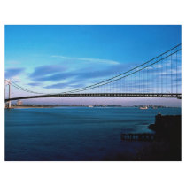 Verrazano-Narrows Bridge, New York, U.S.A. Full Color Flyer