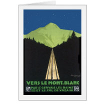 Vers Le Mont. Blanc Cards