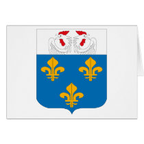 Versaille Coat of Arms Greeting Card