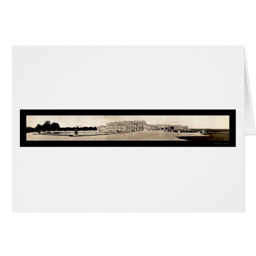 Versailles Palace Photo 1908 Greeting Card