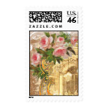 Versailles Pink Roses Postage stamps