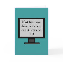 Version 1.0 Greeting Card