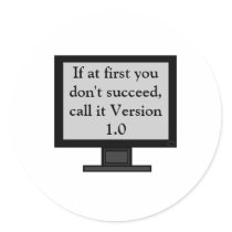 Version 1.0 Stickers