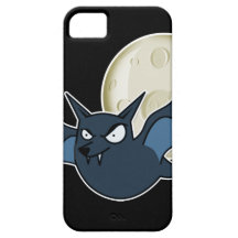 Versión (azul/blanca) del palo y de la luna del di iPhone 5 funda
