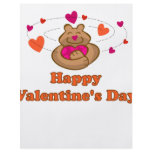 Vert cute valentine bear personalized flyer