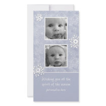 Vertical 2-photo card
