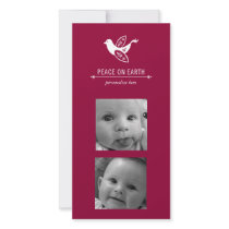 Vertical 2-photo card photo cards