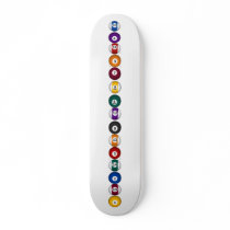 Vertical Billiards / Pool Balls - Skateboard by spiritswitchboard Vertical Billiards / Pool Balls - Skateboard