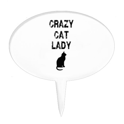 Crazy Cat Lady Cake Topper Crazy Cat Lady Cake Topper