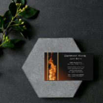 Vertical Flame Business Card business cards by jade426 Vertical Flame Business Card business cards
