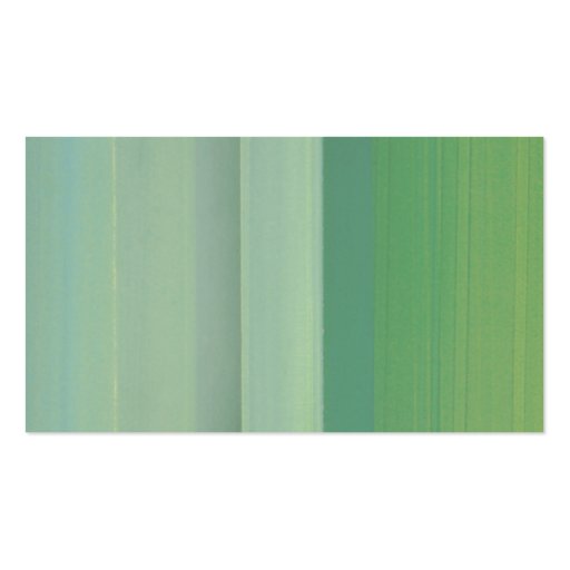 vertical green background business card (front side)