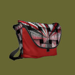 Vertical Illusion Rickshaw Messenger Bag messenger bags